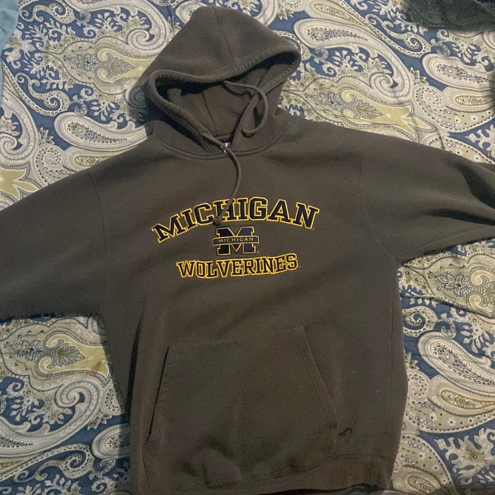 Vintage Varsity Athletic Michigan Hoodie